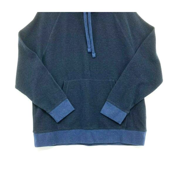 Banana Republic Men’s Dark Blue 100% Cotton Sweater Pullover Cowl Neck Size XL - Picture 3 of 7